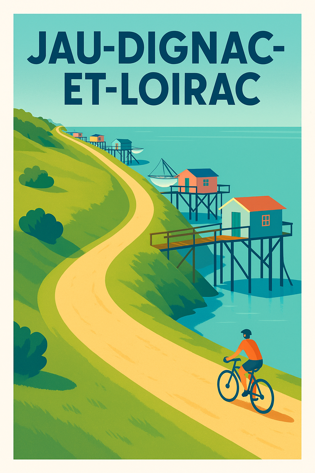 Affiche de Jau-Dignac-et-Loirac - Évasion et douceur au bord de l'eau