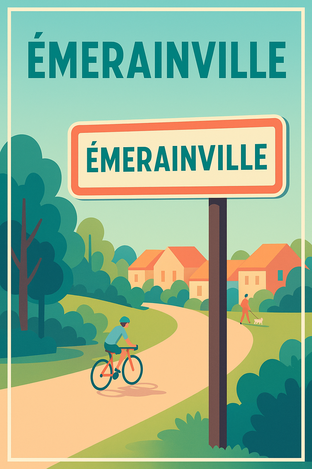Affiche de Émerainville - Un havre de verdure et de douceur de vivre