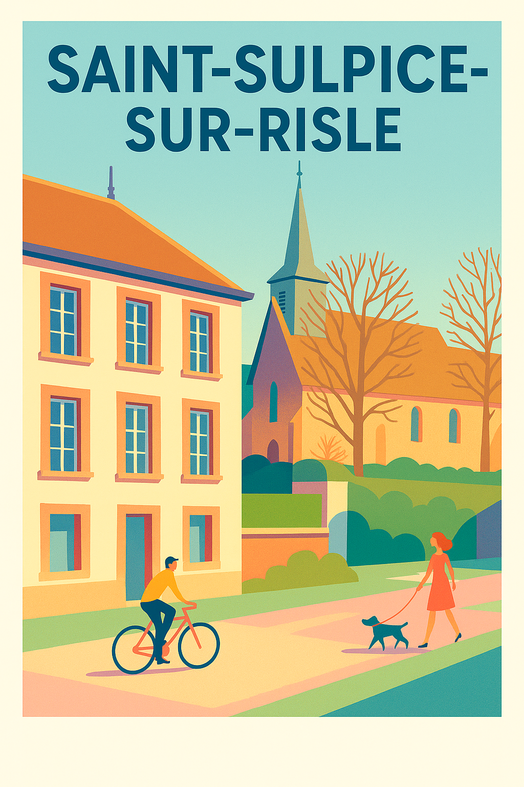 Affiche de Saint-Sulpice-sur-Risle - Charme et douceur de vivre normande