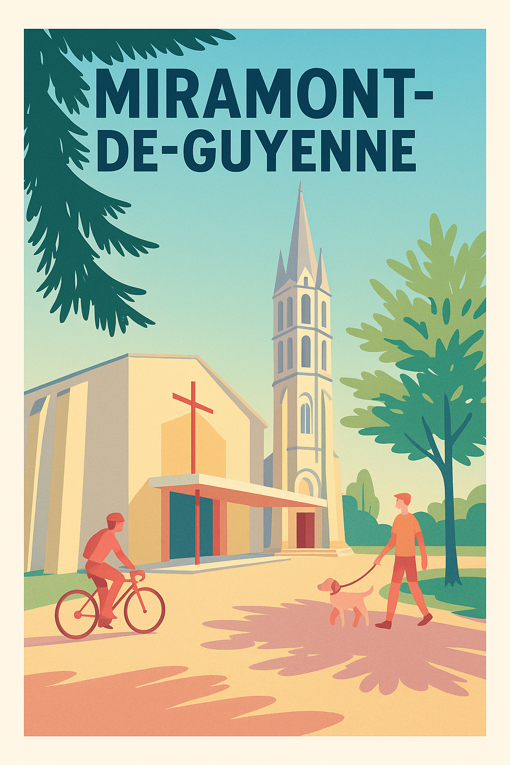 Affiche de Miramont-de-Guyenne - Sérénité au cœur de la campagne