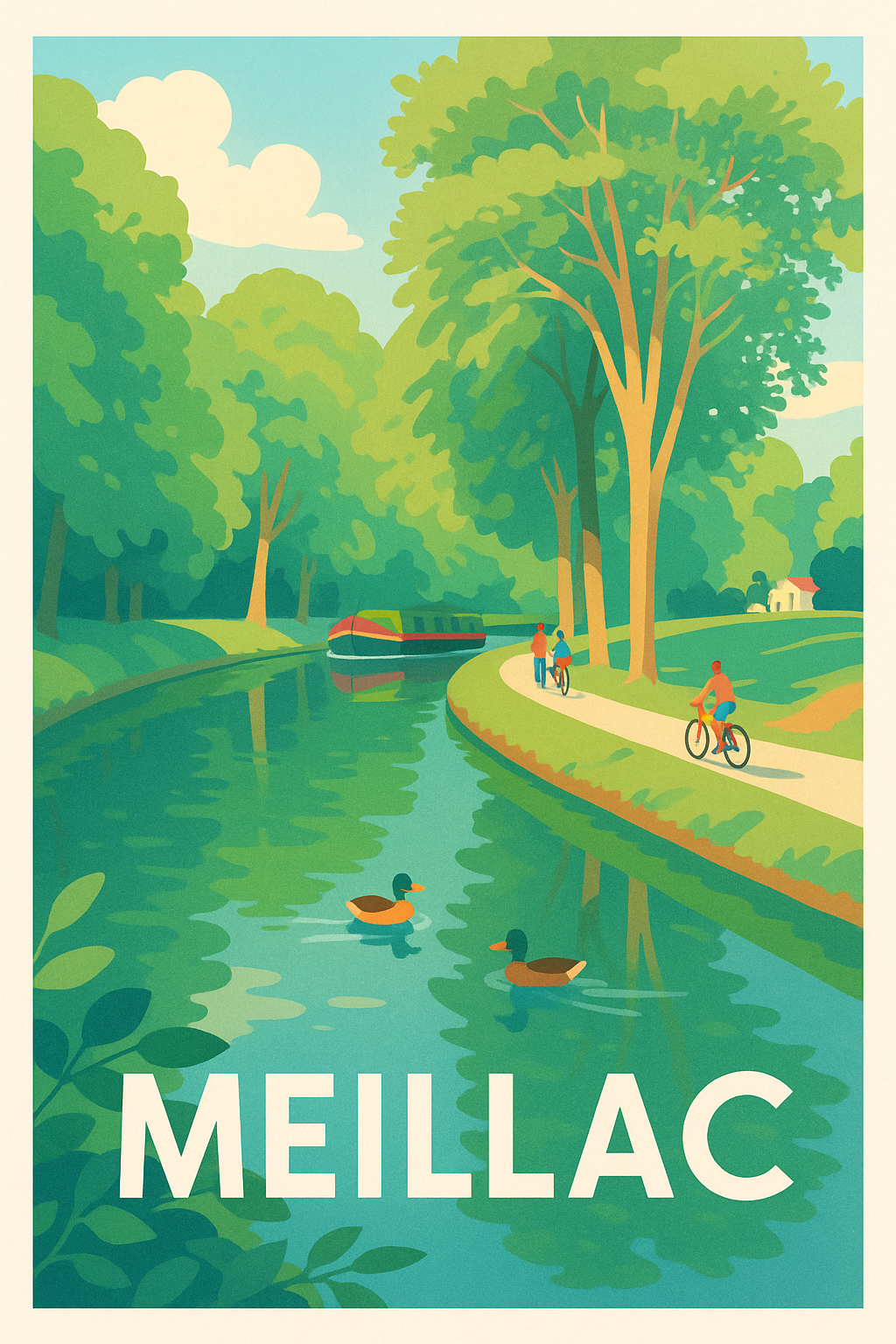 Affiche Meillac - Évasion nature au fil de l'eau