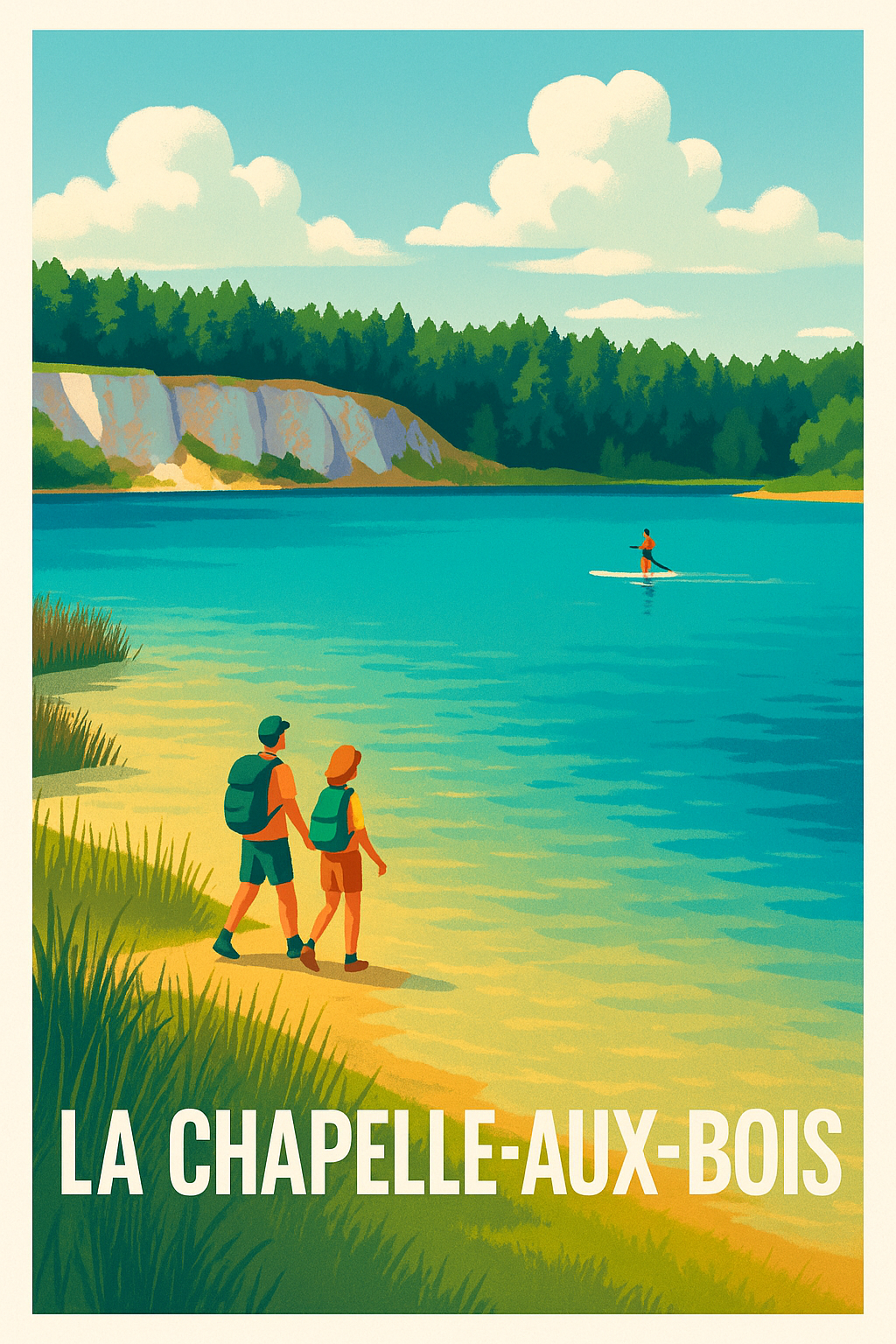 Affiche de La Chapelle-aux-Bois - Évasion au fil de l'eau
