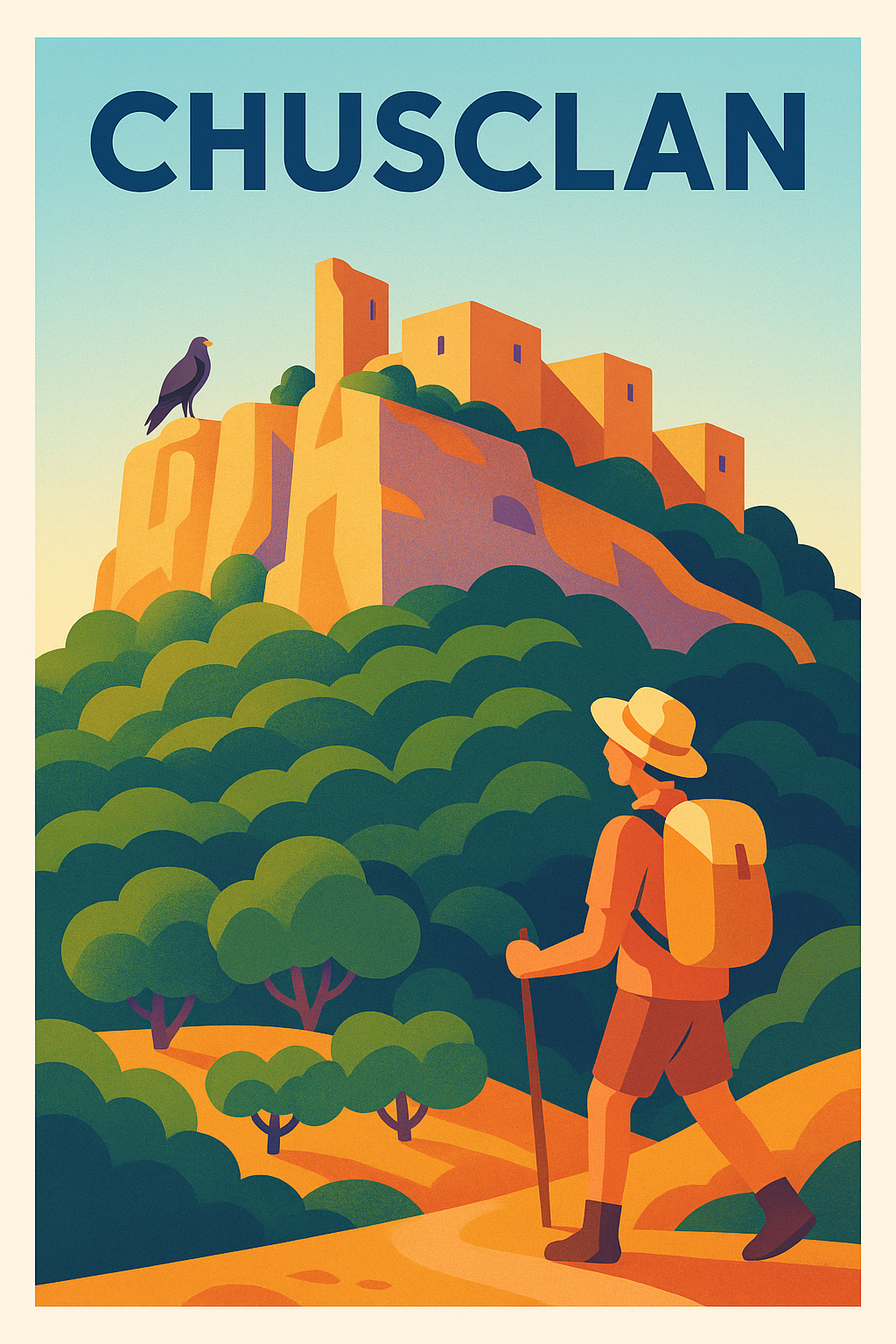 Affiche de Chusclan - Escapade entre nature et château perché