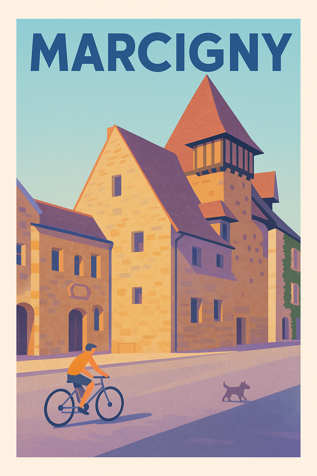 Affiche de Marcigny - Charme historique et douceur de vivre