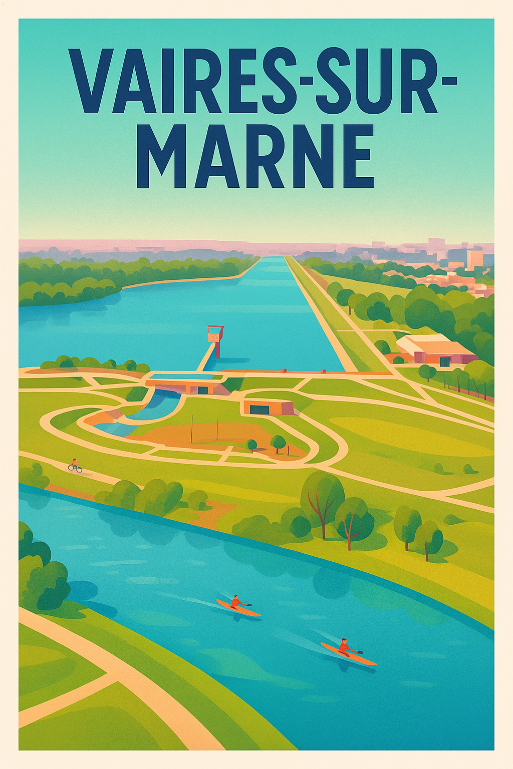 Affiche de Vaires-sur-Marne - Évasion au fil de l'eau