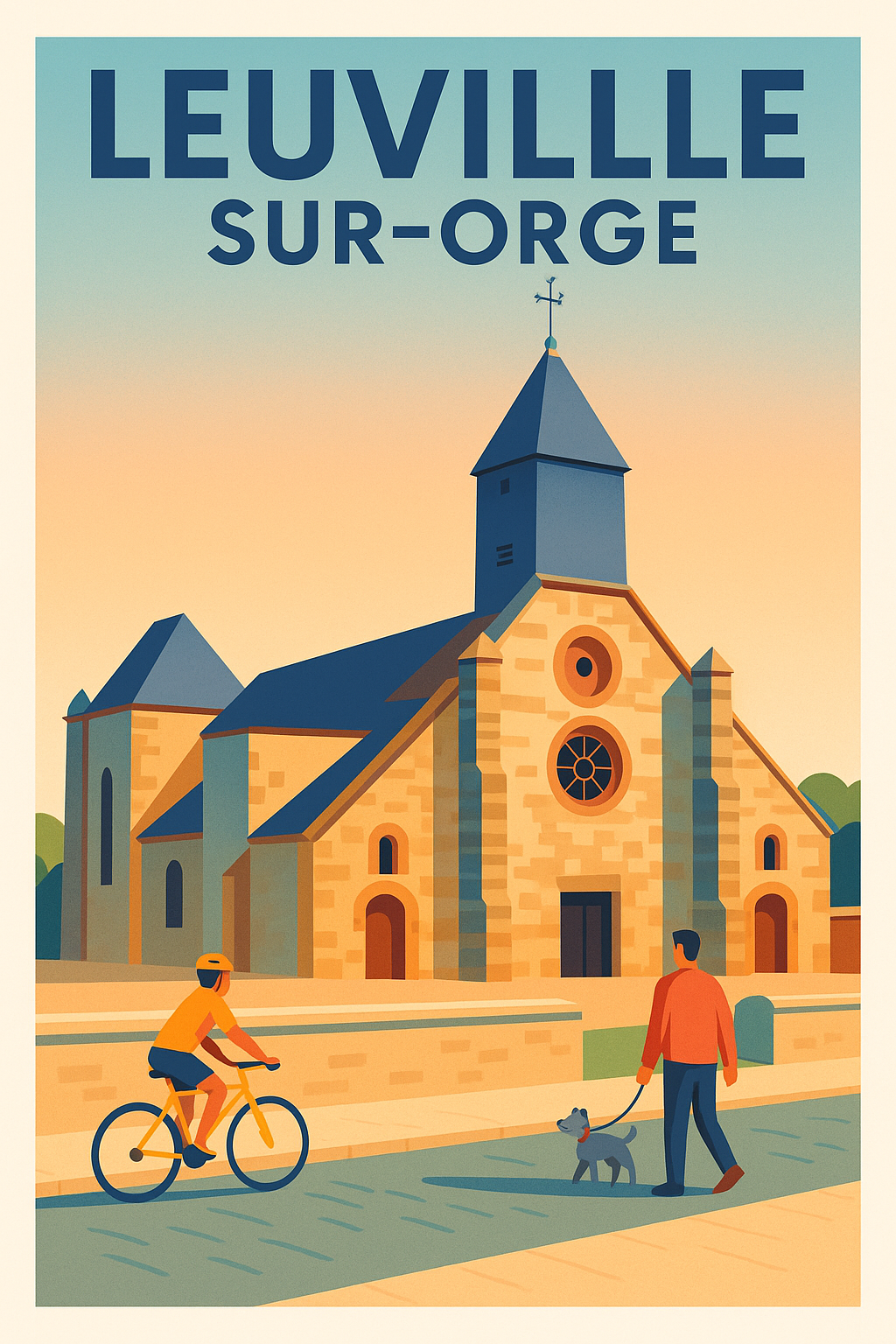 Affiche de Leuville-sur-Orge - Charme et douceur de vie en Essonne