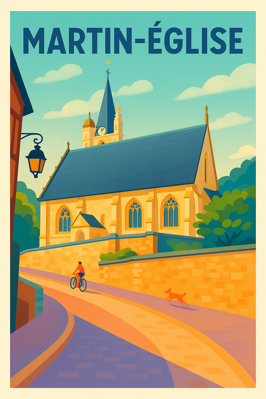 Affiche de Martin-Église - Charme intemporel et douceur de vivre