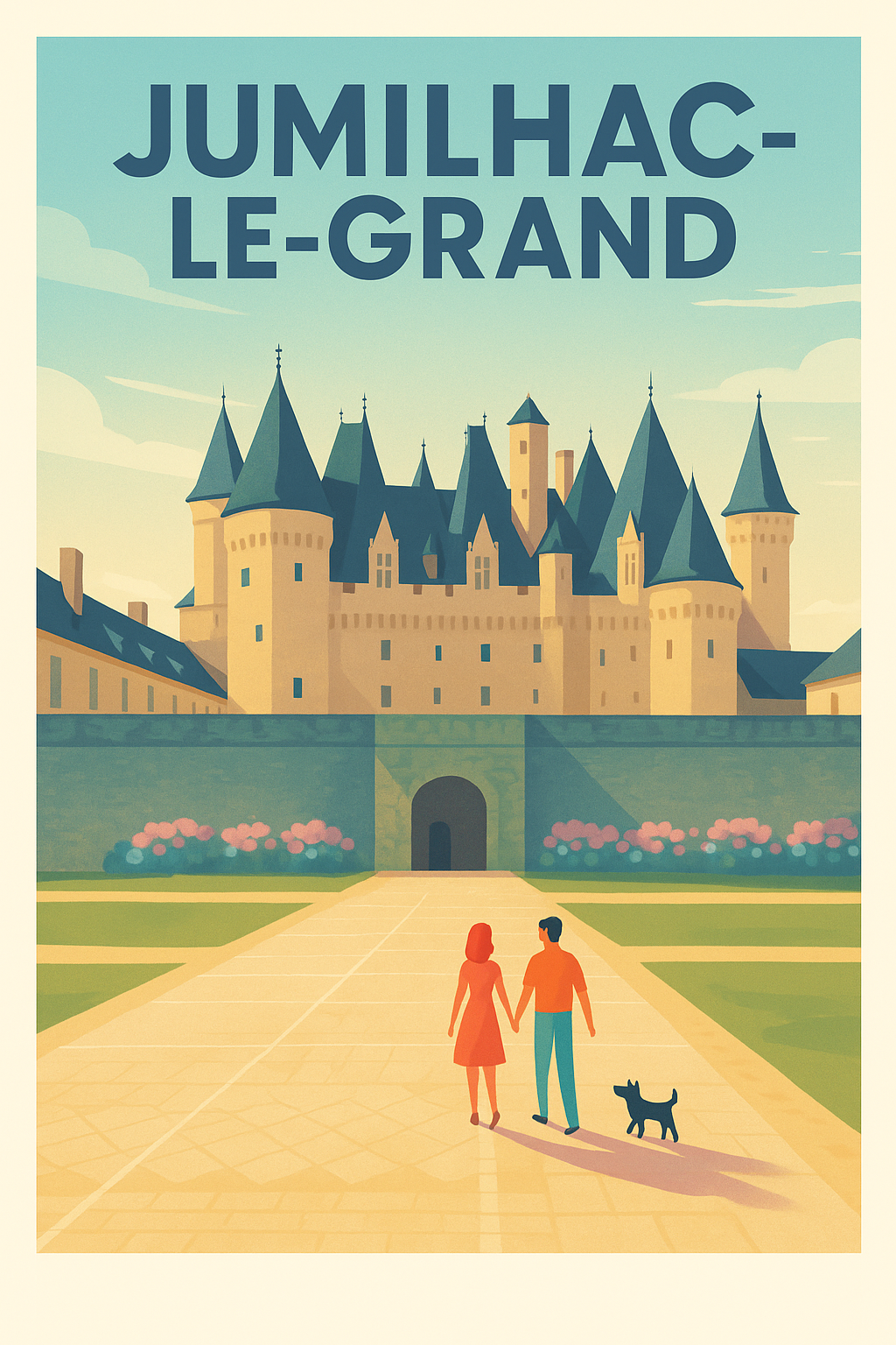 Affiche de Jumilhac-le-Grand - Une escapade romantique au château emblématique