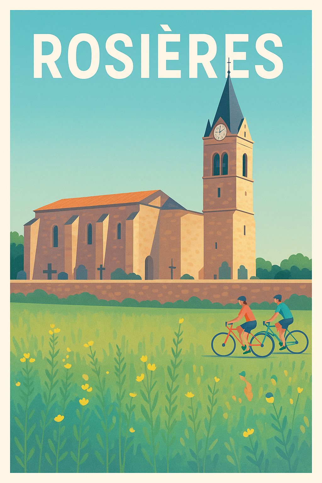 Affiche de Rosières - Charme et sérénité au cœur de la campagne