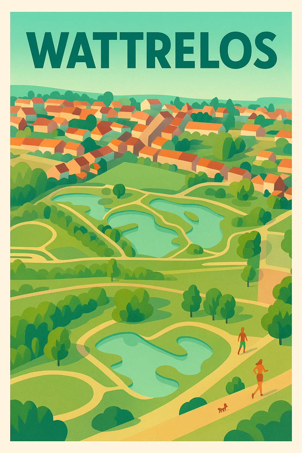 Affiche de Wattrelos - Harmonie entre nature et ville