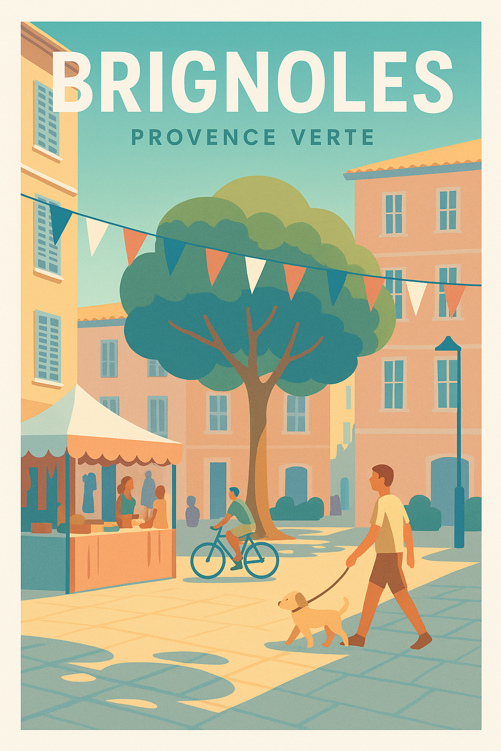 Affiche de Brignoles - L'Esprit Paisible de la Provence Verte