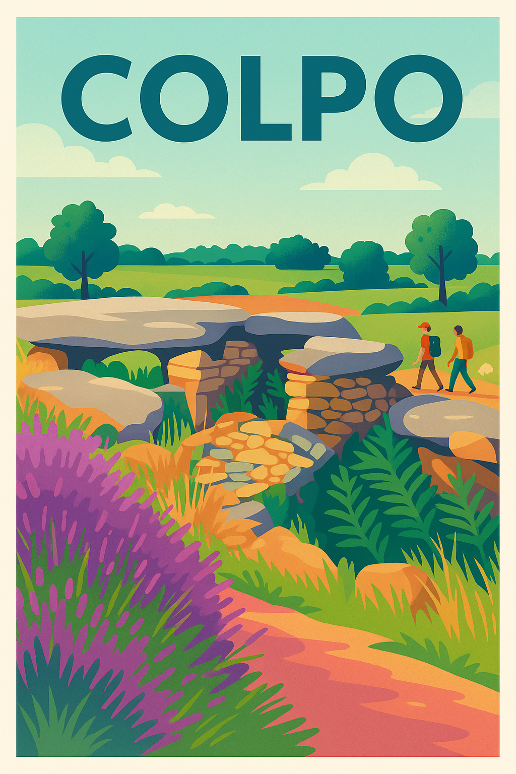 Affiche de Colpo - Évasion nature et patrimoine breton
