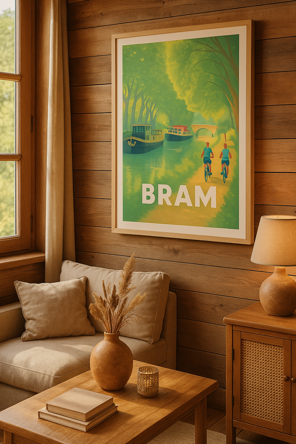 Mise en situation Affiche de Bram - Balade paisible au bord du canal