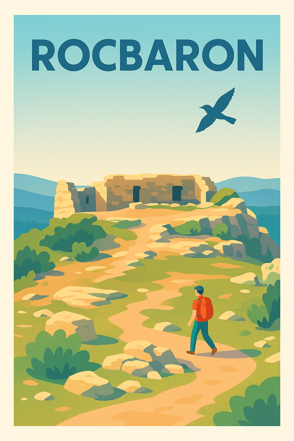 Affiche de Rocbaron - Aventure et patrimoine au sommet
