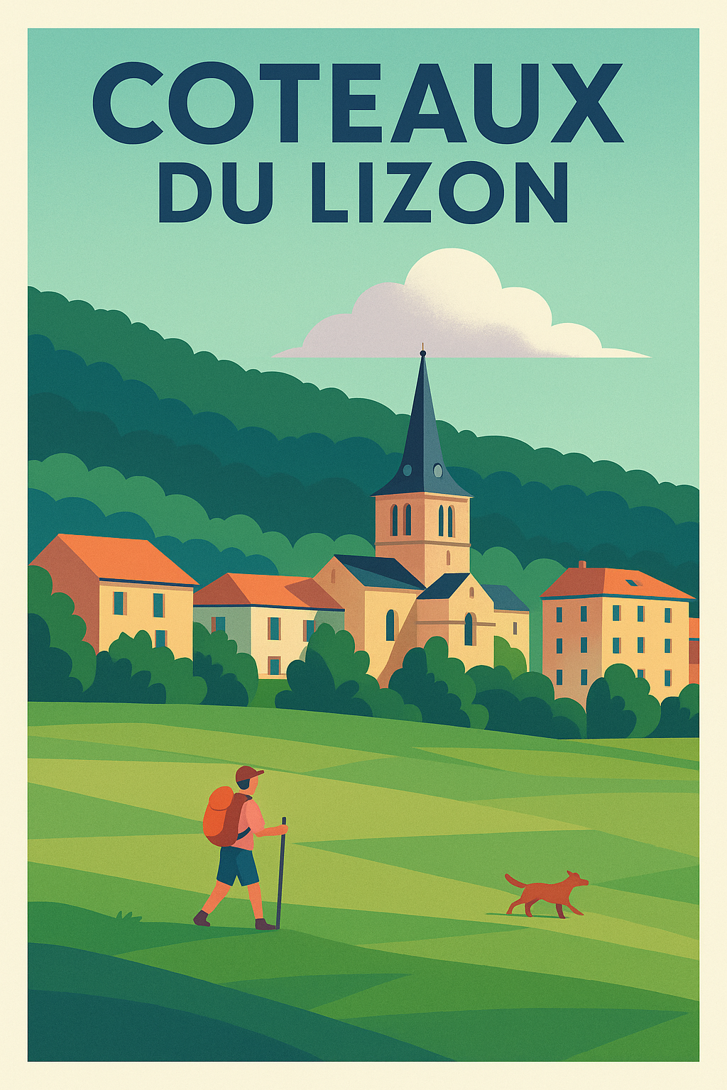 Affiche de Coteaux du Lizon - Évasion et nature au cœur du Jura