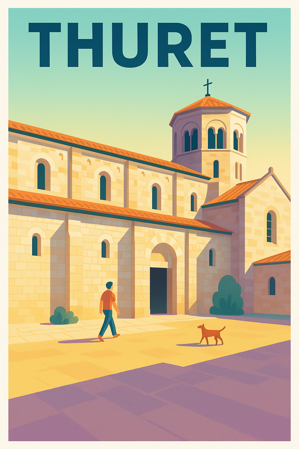 Affiche de Thuret - Découvrez le charme de son patrimoine