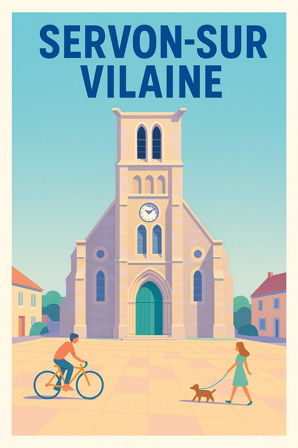 Affiche de Servon-sur-Vilaine - Charme et sérénité du cœur de ville