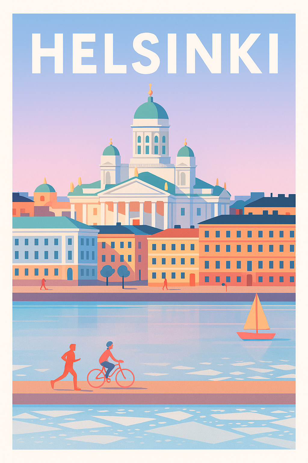 Affiche de Helsinki - Havre de calme nordique