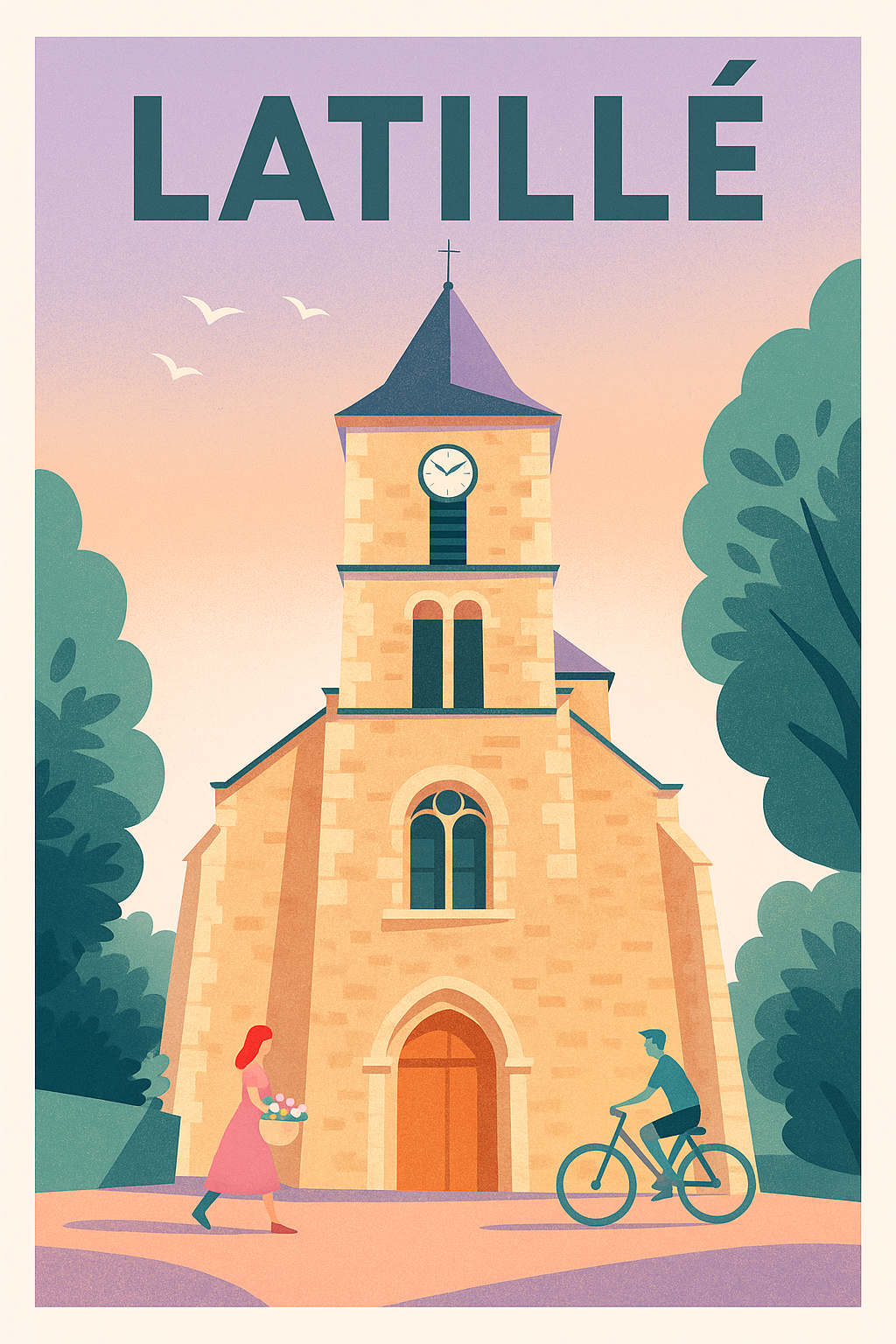 Affiche de Latillé - Charme et douceur au cœur de la nature