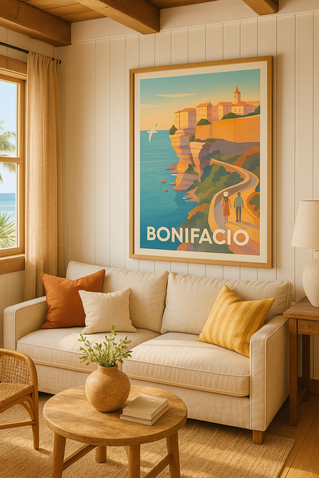 Mise en situation Affiche de Bonifacio - Escapade romantique sur les falaises corses