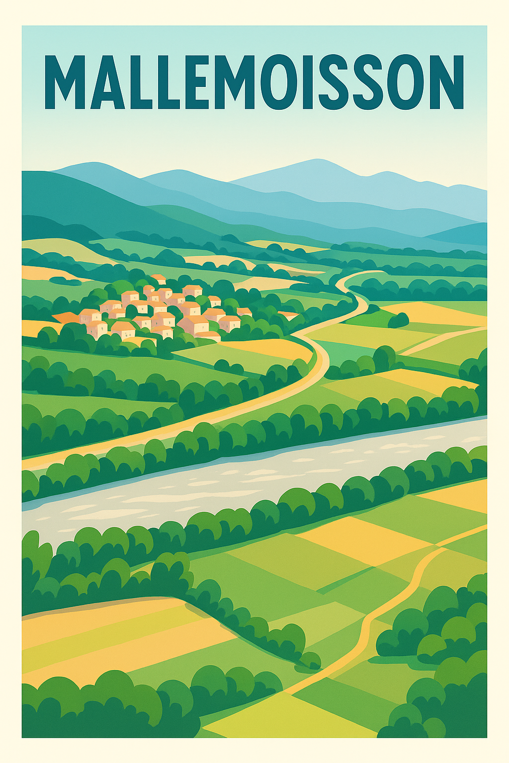 Affiche de Mallemoisson - L'évasion bucolique en Provence