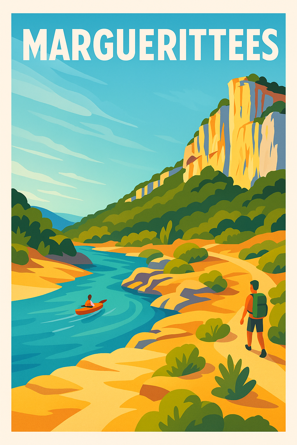 Affiche de Marguerittes - Aventure et nature préservée