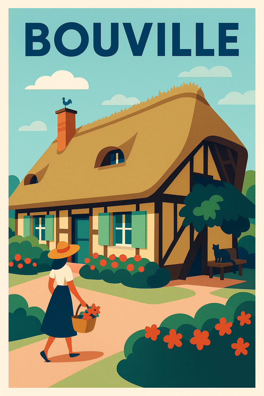 Affiche de Bouville - Charme bucolique au cœur de la campagne