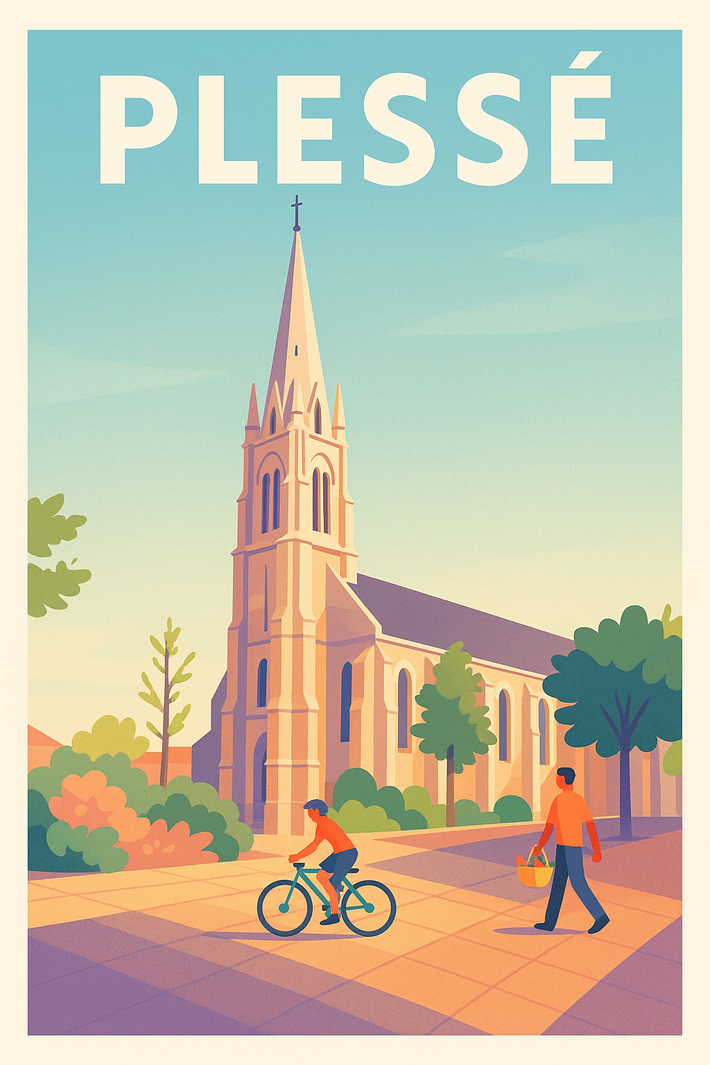 Affiche de Plessé - L'église au cœur de la vie locale