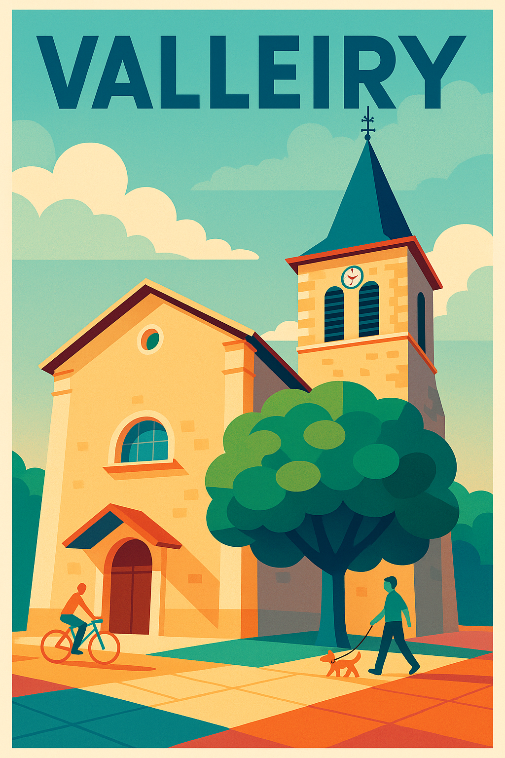 Affiche de Valleiry - Charme paisible et authenticité locale