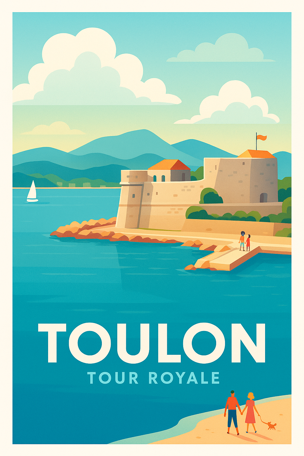 Affiche Toulon - Entre mer et histoire
