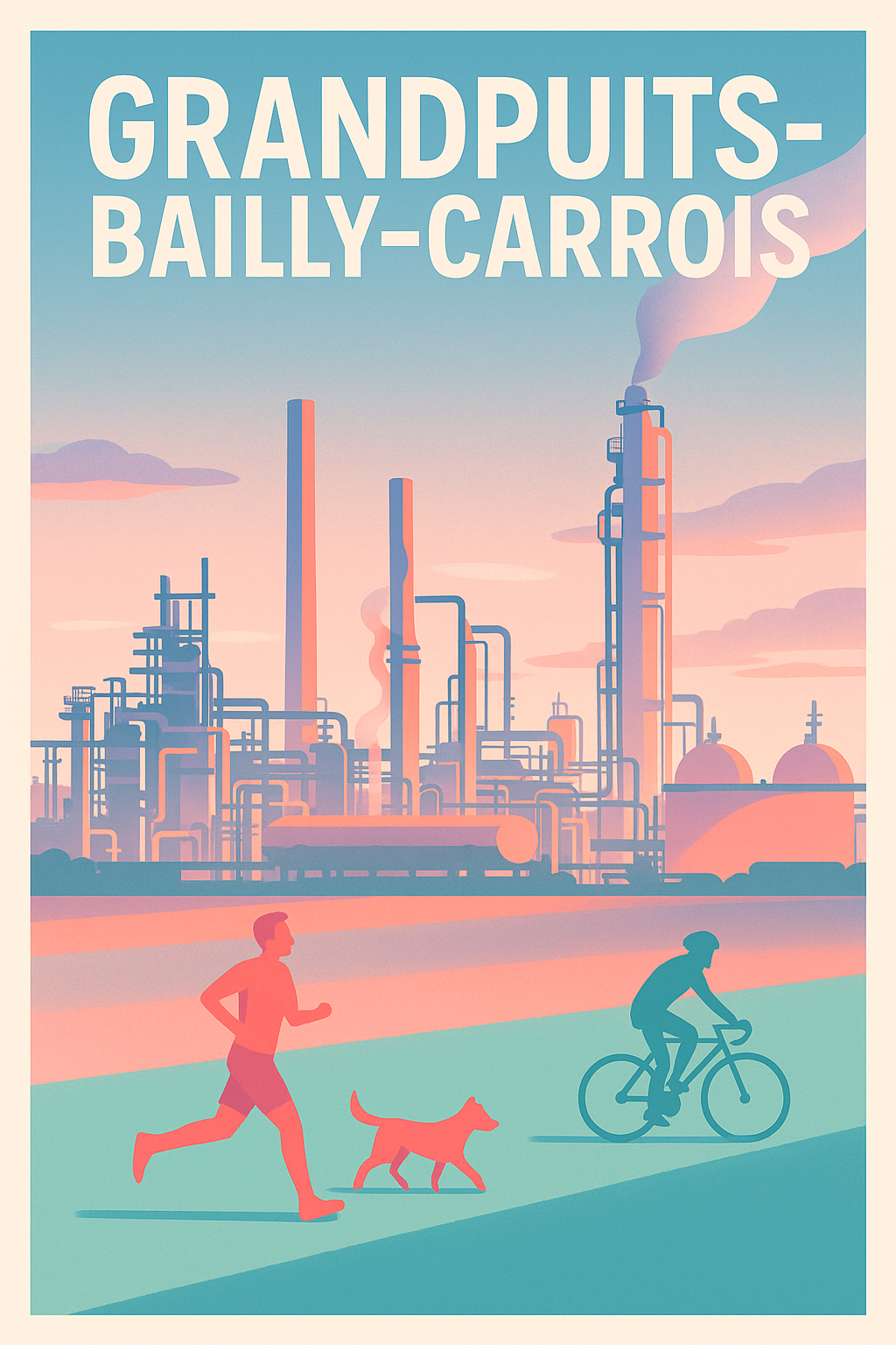 Affiche de Grandpuits-Bailly-Carrois - L'énergie industrielle au quotidien