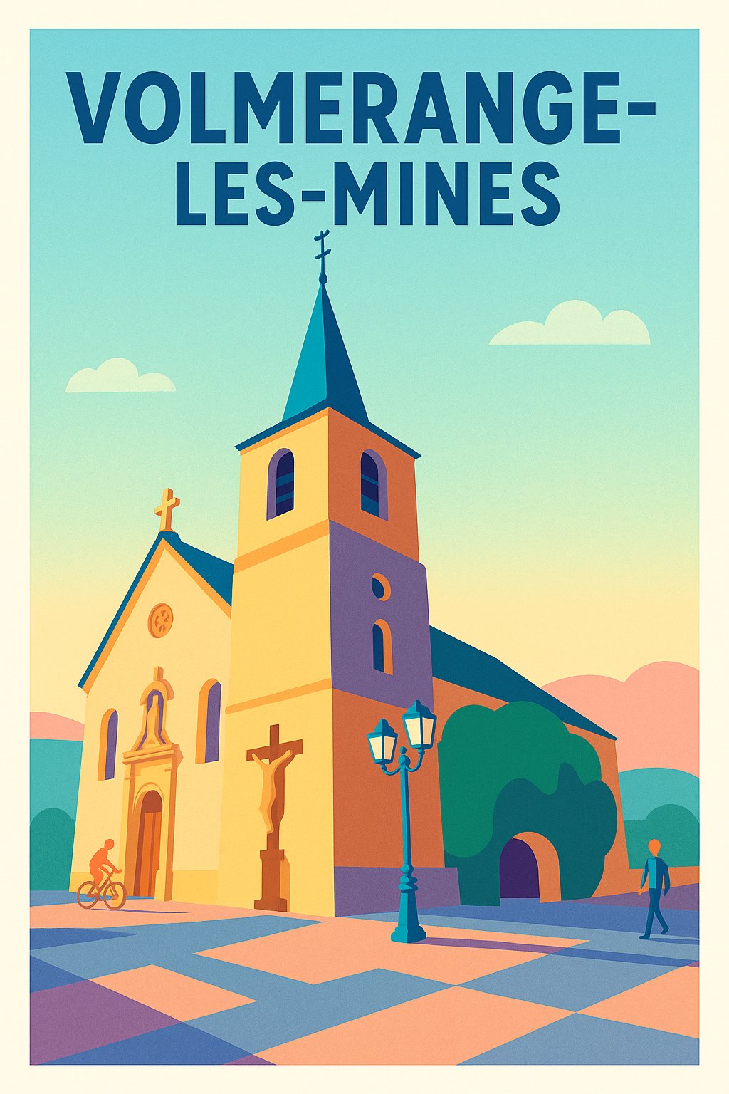 Affiche de Volmerange-les-Mines - Charme et Spiritualité au Cœur du Village