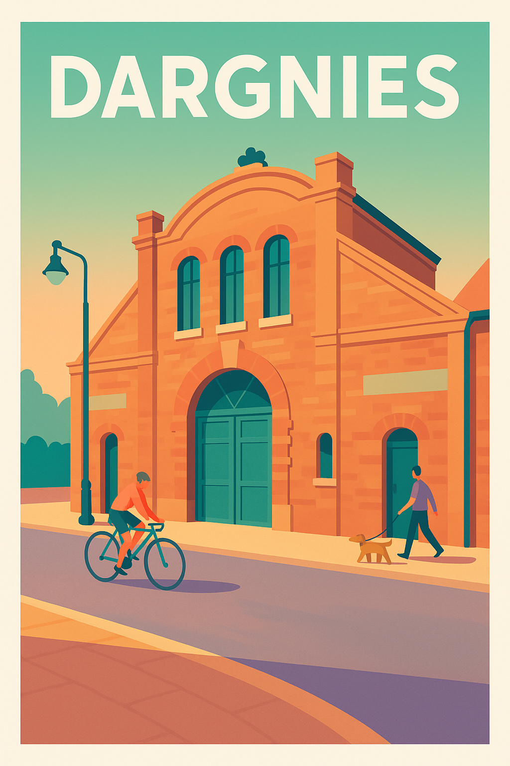 Affiche de Dargnies - L'architecture chaleureuse à portée de regard