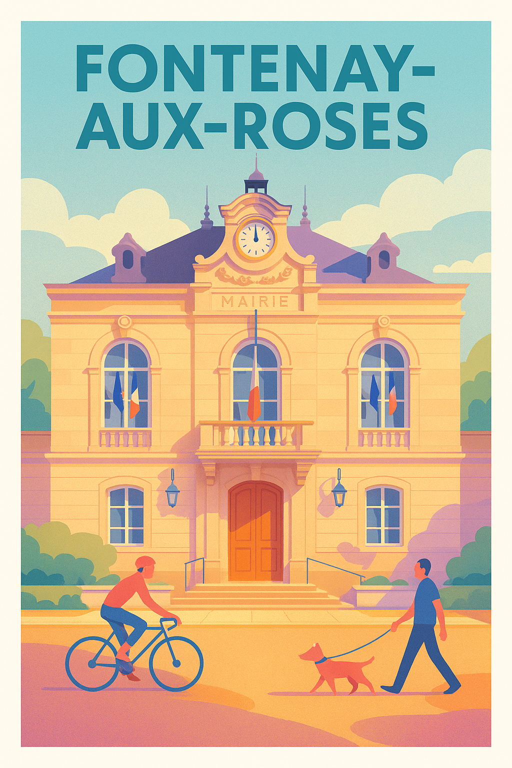 Affiche de Fontenay-aux-Roses - Charme et sérénité au cœur de la ville