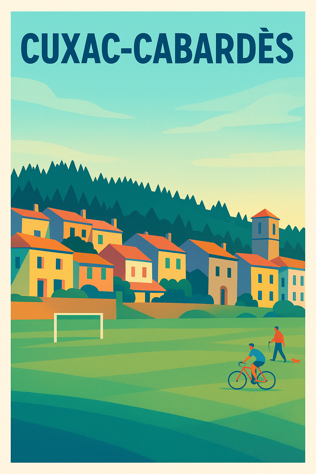 Affiche de Cuxac-Cabardès - Charme villageois et nature apaisante