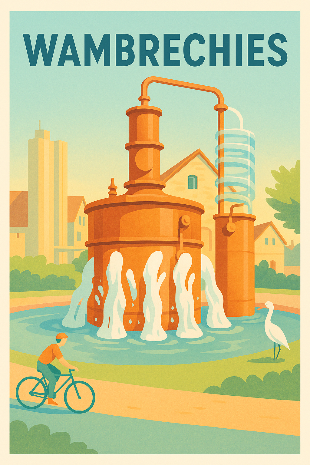 Affiche de Wambrechies - L'élégance industrielle au cœur de la ville