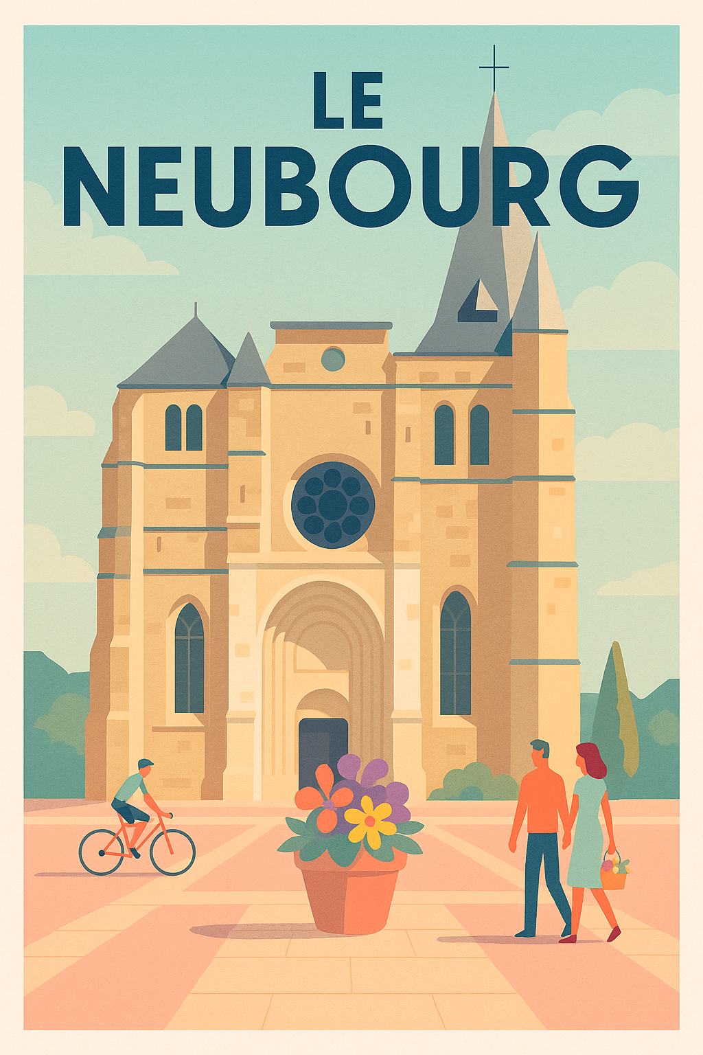 Affiche de Le Neubourg - Charme et douceur en Normandie