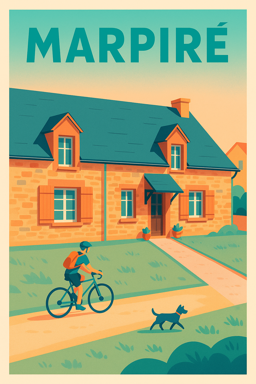 Affiche de Marpiré - Douceur de vie à la campagne
