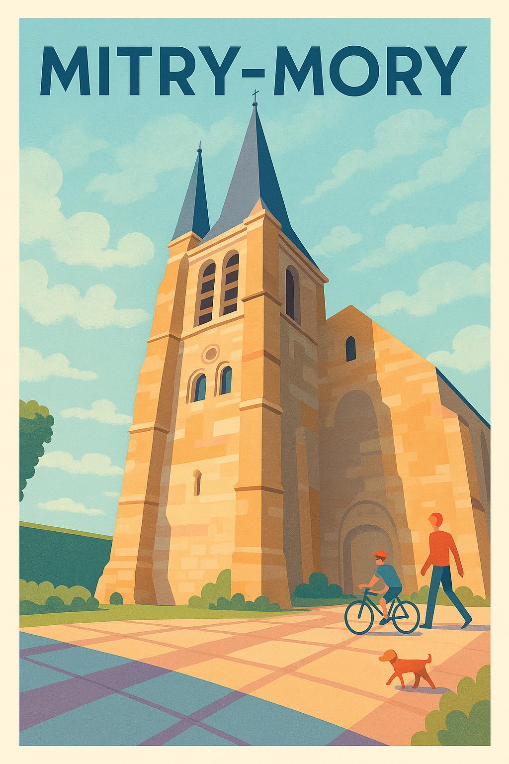 Affiche de Mitry-Mory - Charme historique et douceur de vivre
