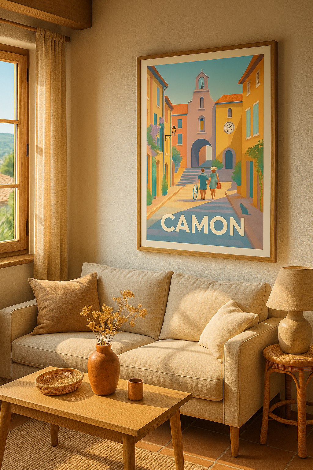 Mise en situation Affiche de Camon - Promenade paisible au cœur du village