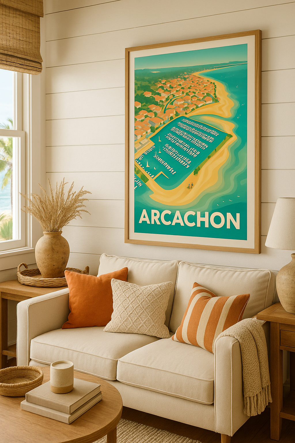 Affiche Arcachon - L'Élégance de la Côte Atlantique - Afich