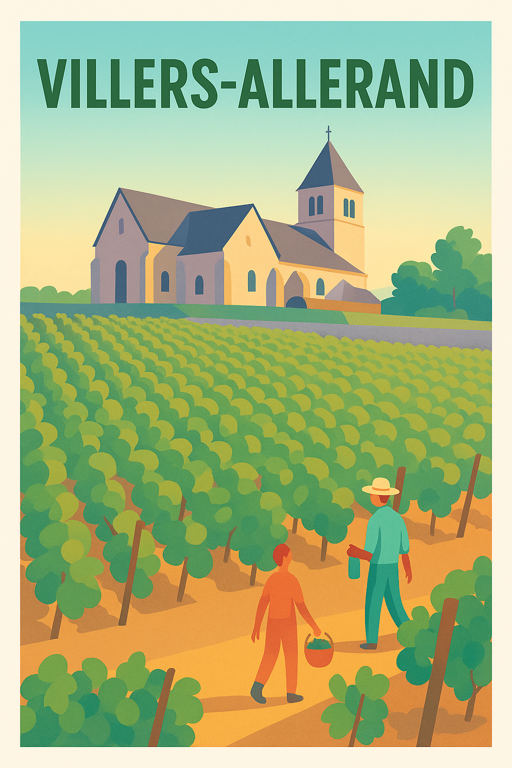 Affiche de Villers-Allerand - L'art de vivre au cœur des vignes
