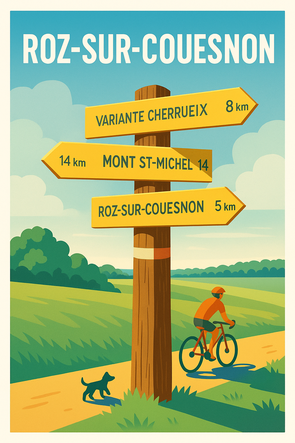 Affiche de Roz-sur-Couesnon - Escapade bucolique entre terre et chemin