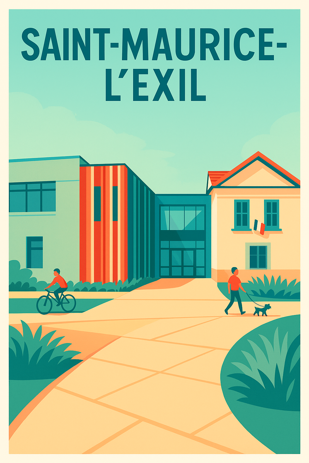 Affiche de Saint-Maurice-l'Exil - Une balade paisible au cœur de la vie locale