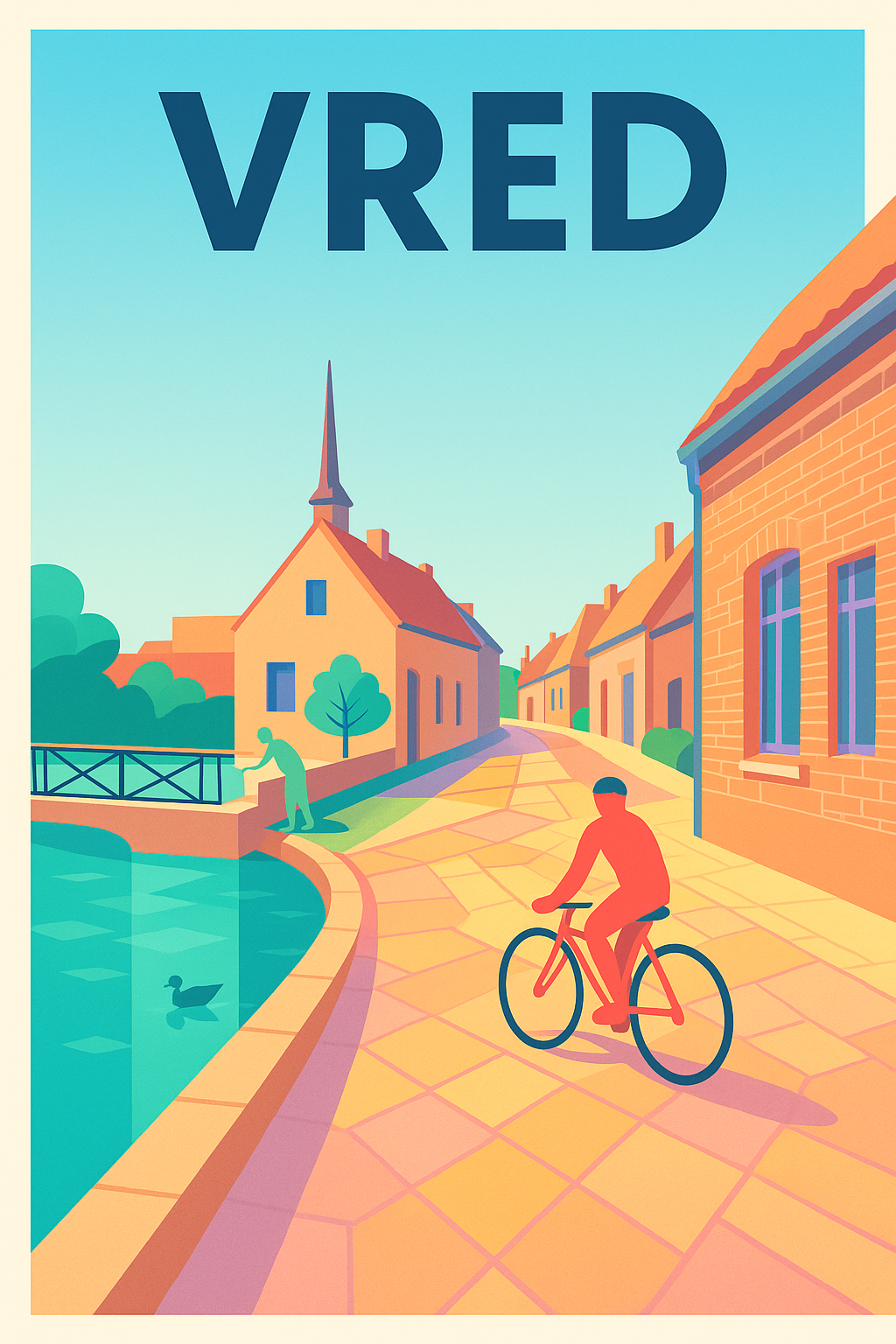 Affiche de Vred - L'élégance paisible au bord de l'eau