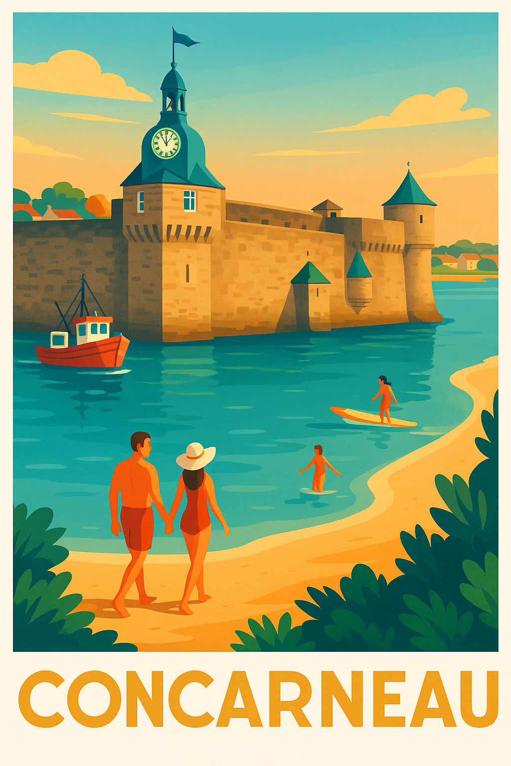 Concarneau - Douceur balnéaire et cité fortifiée