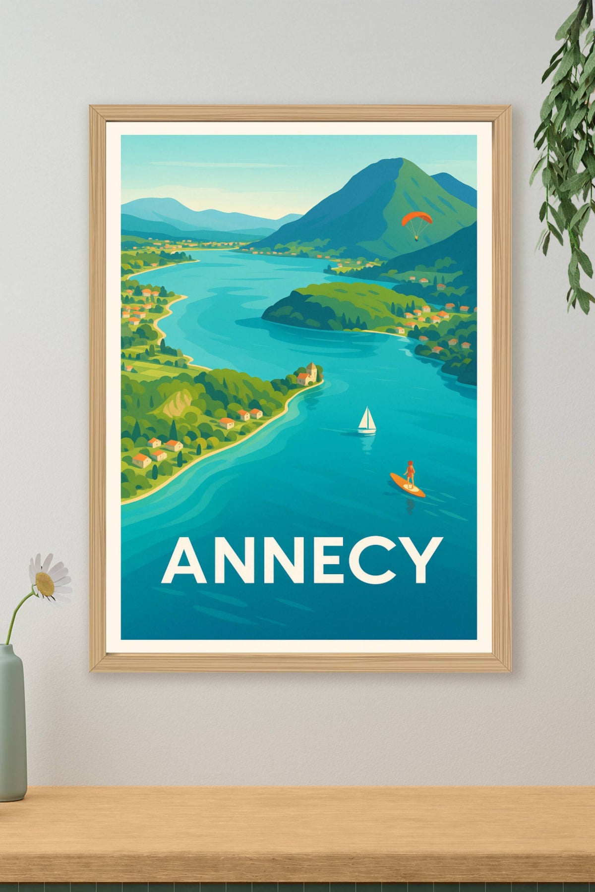 Affiche Annecy — Évasion au cœur des Alpes · poster d'art de Annecy