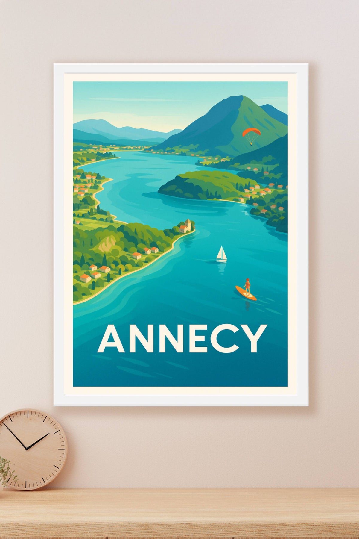 Affiche Annecy — Évasion au cœur des Alpes · poster d'art de Annecy