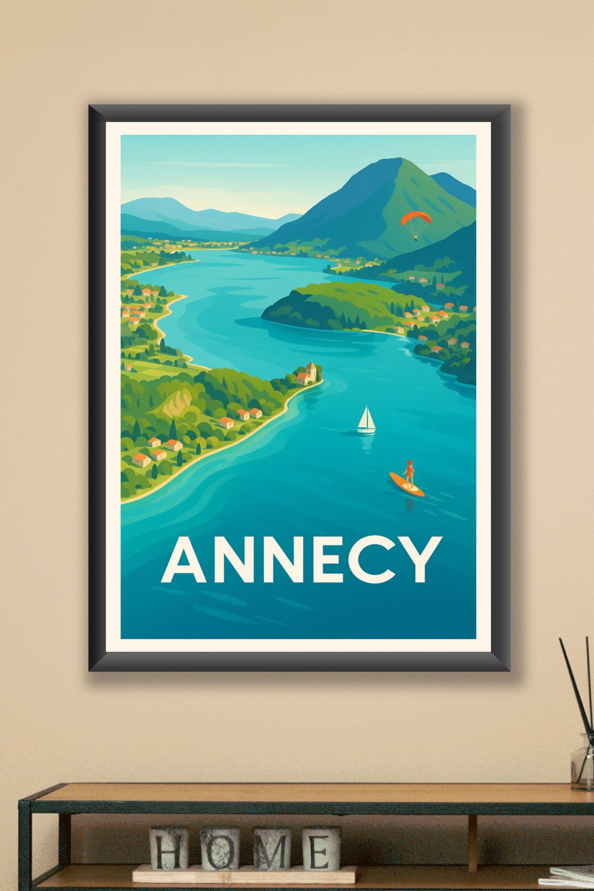 Affiche Annecy — Évasion au cœur des Alpes · poster d'art de Annecy