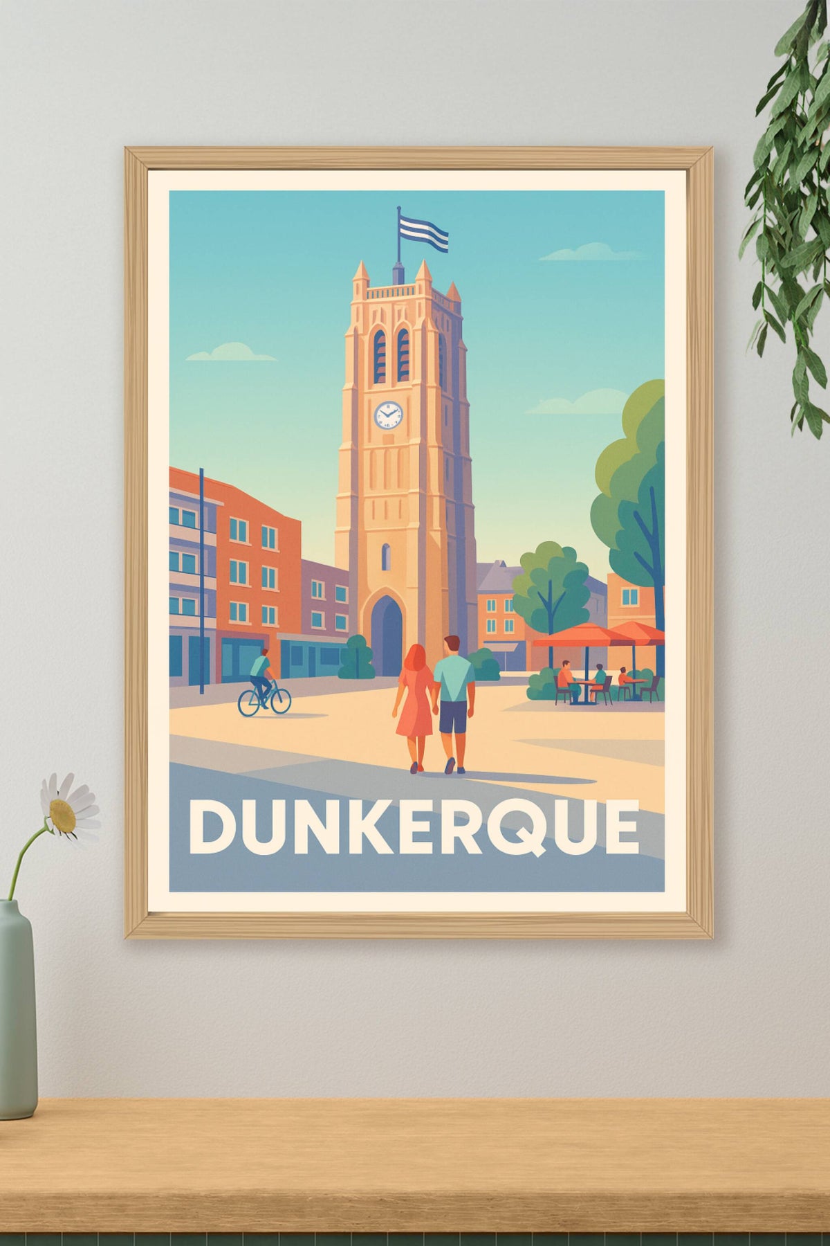 Affiche Dunkerque — L’élégance du Nord en lumière · poster d'art de Dunkerque